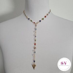 Colorful Heart Beaded Necklace